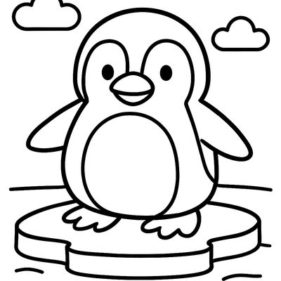 A Penguin On Ice