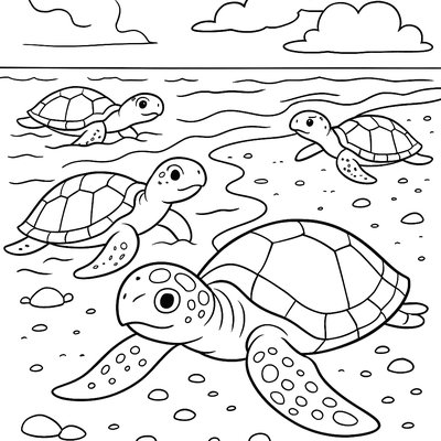 Sea Turtles Returning To Shore For Nesting Season