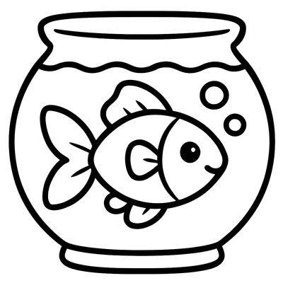 A Goldfish In A Bowl