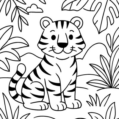 A Tiger In The Jungle