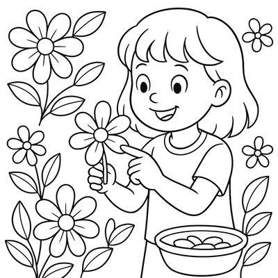 Counting Petals On Flowers For Basic Multiplication
