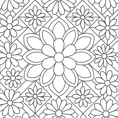 Flower Petals Arranged To Show Addition Problems