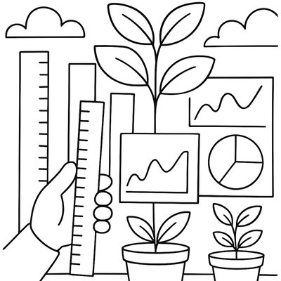 Measuring Plant Growth With Rulers And Charts