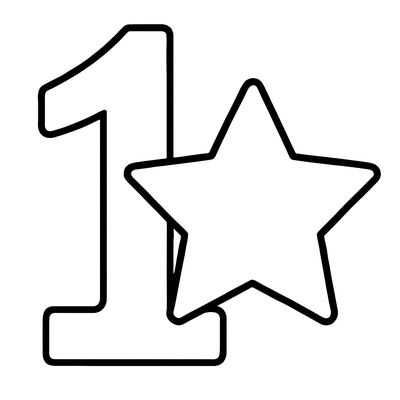 The Number 1 With One Big Star