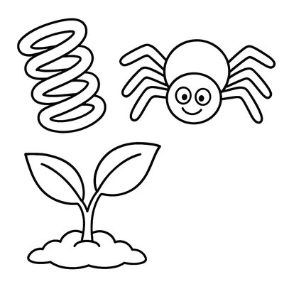 Words That Start With 'Sp' Like Spring, Spider, Sprout