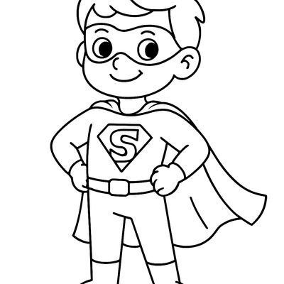 A Superhero Pose — Child Standing Proud And Confident