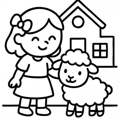 Mary Had A Little Lamb At School