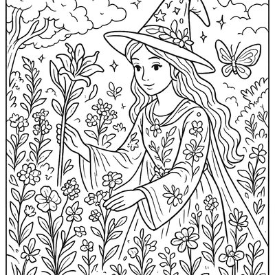 A Magical Guardian Tending To Endangered Wildflower Species