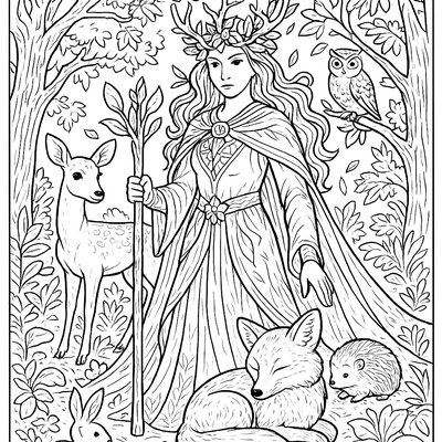 Forest Guardian Protecting Endangered Woodland Creatures