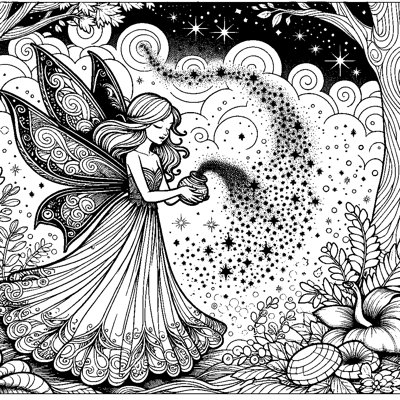 A Fairy Sprinkling Magic Dust