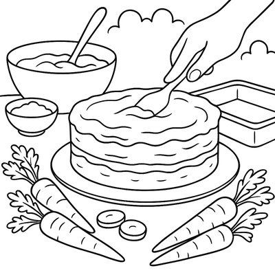 Making Carrot Cake With Fresh Spring Carrots