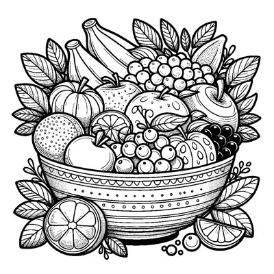 A Bowl Of Mixed Fruits