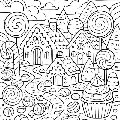 A Candy Land Scene