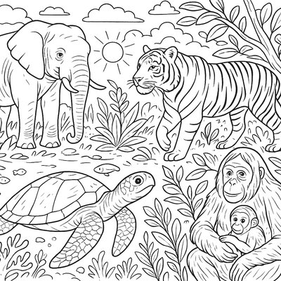Endangered Animals In Their Natural Habitats