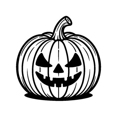 A Jack-o-lantern Pumpkin