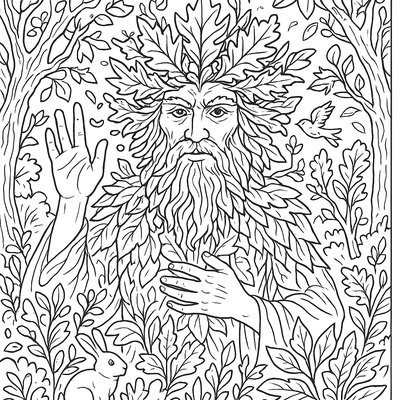 The Green Man Awakening The Forest