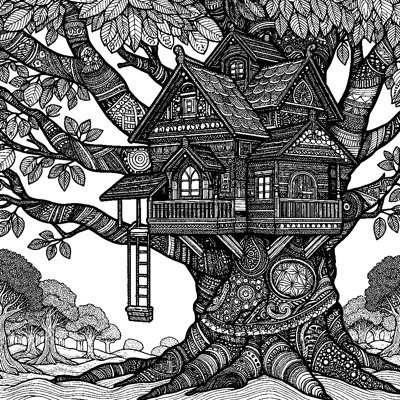 A Treehouse In A Tree