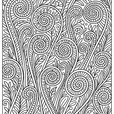 Spiral Patterns Inspired By Unfurling Fern Fronds