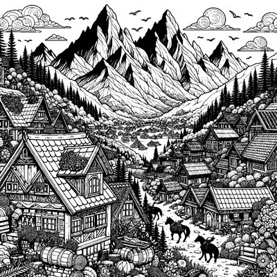 A Village In The Mountains