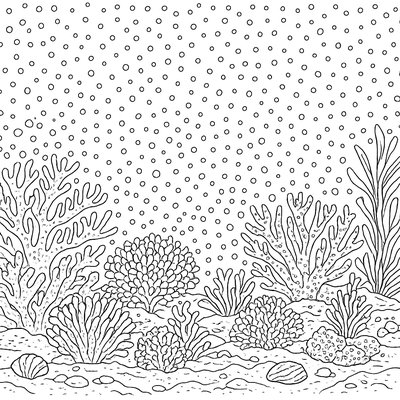 Coral Spawning Creating Underwater Snow