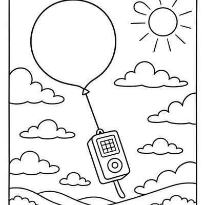 Weather Balloon Collecting Atmospheric Data