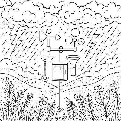 A Weather Station Monitoring Spring Storm Systems