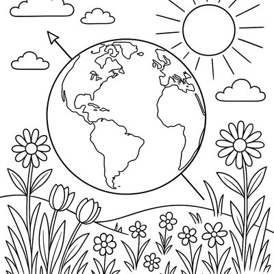 How Earth's Tilt Creates Spring Seasons