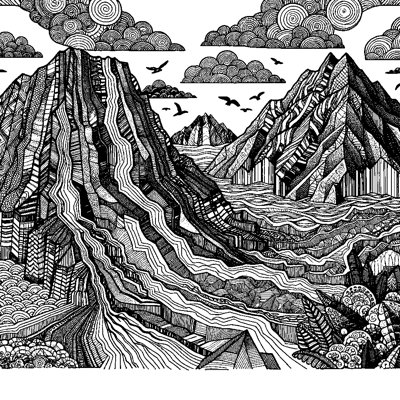 Tectonic Plates Pushing Together To Form Mountains