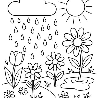 The Spring Rain Cycle Bringing Flowers To Bloom