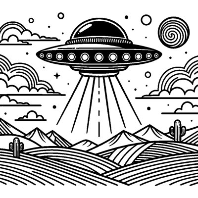 A UFO In The Sky