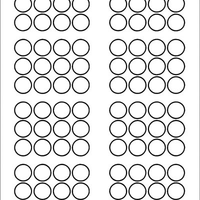 One Hundred Dots Arranged In Groups Of Ten