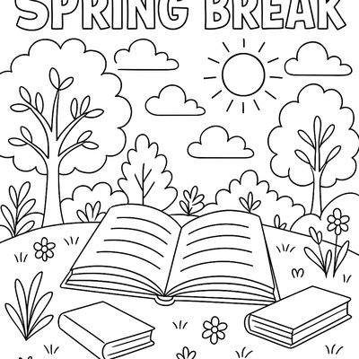 Spring Break Reading Challenge With Outdoor Books