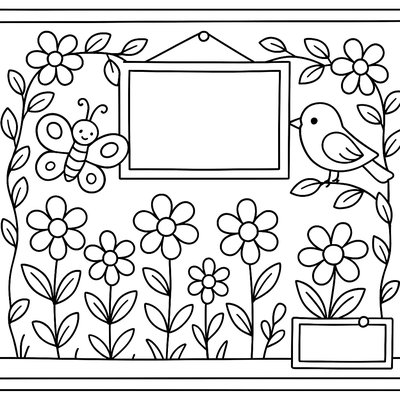 Classroom Bulletin Board Design With Spring Theme