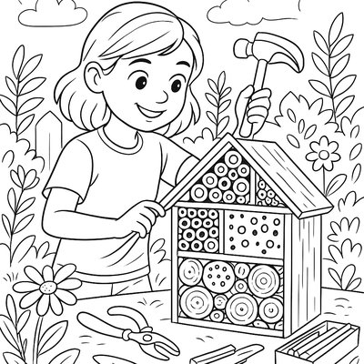 Engineering Challenge Building Bee Hotel For Garden