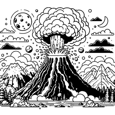 A Volcano Science Experiment Erupting