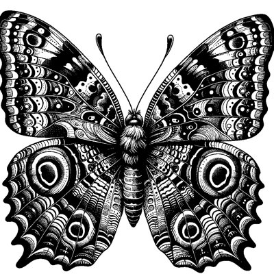 A Butterfly Wing Close-up Showing Scale Patterns