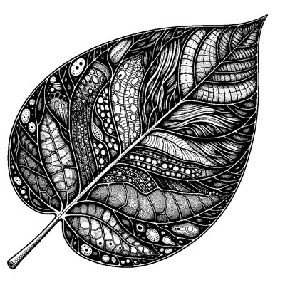 A Leaf Cross-section Showing Veins And Cells