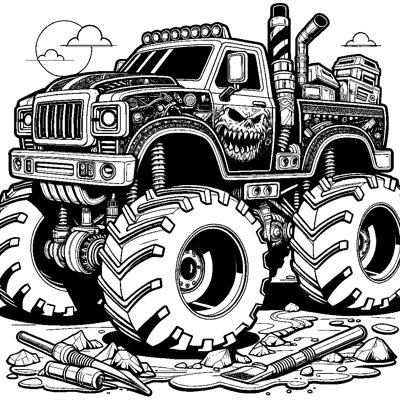 A Big Monster Truck