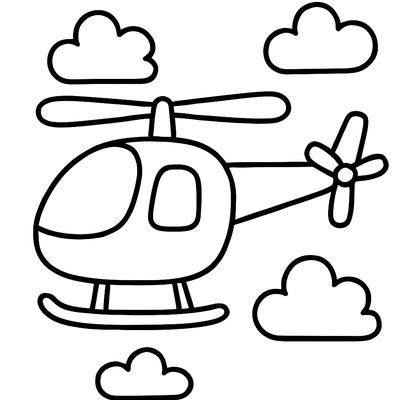 A Helicopter In The Sky