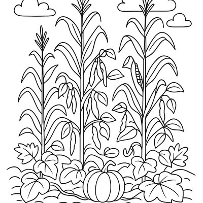 Native American Planting Ceremony With Three Sisters Crops