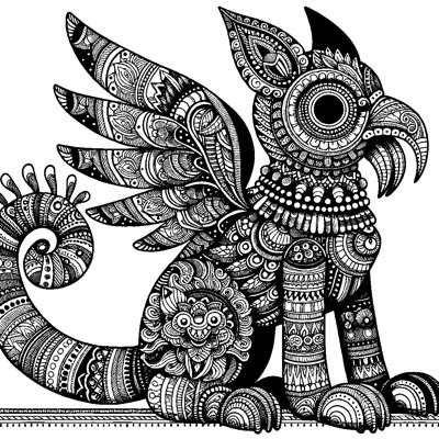 A Mexican Folk Art Alebrije Creature